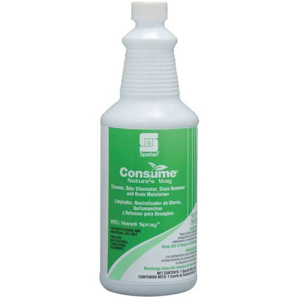 Spartan Consume Organic Digestor, Pleasant Scent, 1 Qt, Case Of 12