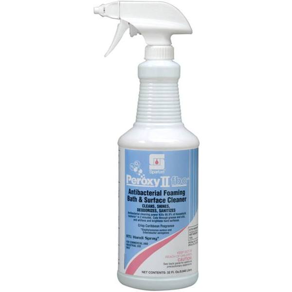 Spartan Peroxy II fbc Restroom Sanitizer, Caribbean Scent, 1 Qt, Case of 12