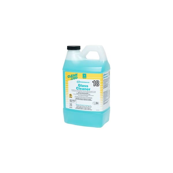 Spartan Clean On The Go, Biorenewables Glass Cleaner 18, Waterfall Scent, 2l, Case Of 4