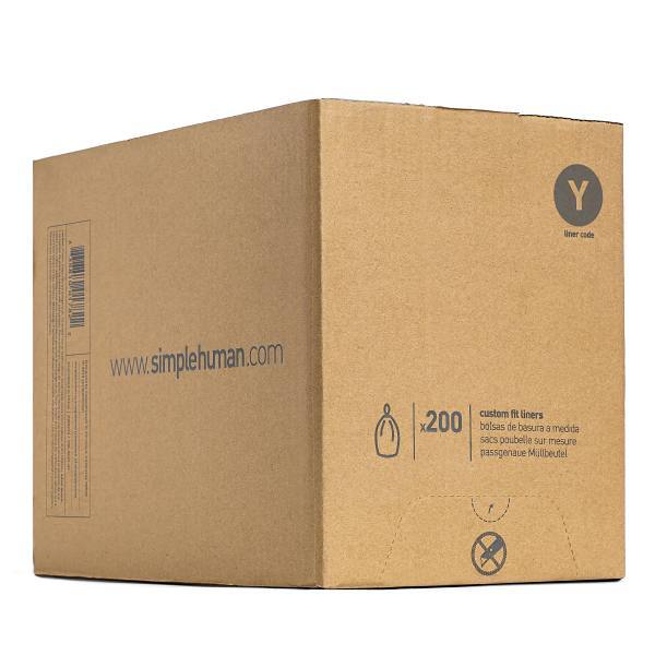 Simplehuman Code Y Custom Fit Drawstring Bag And Dispenser (White) (200-Case)