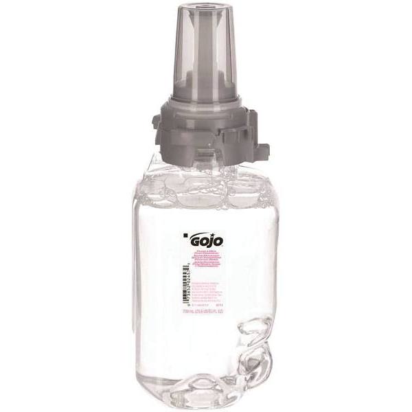 Gojo Clear & Mild Foam Handwash, 700 mL Hand Soap Refill For Gojo Adx-7 Push-Style Dispenser Case Of 4