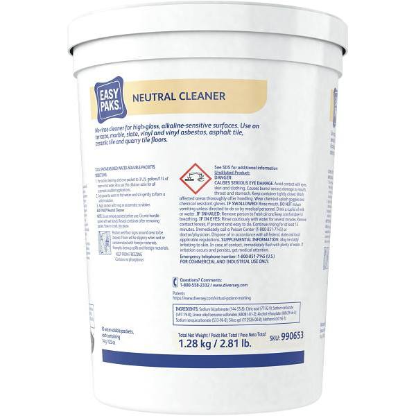 Easy Paks 0.5 Oz Neutral Floor Cleaner Case Of 180