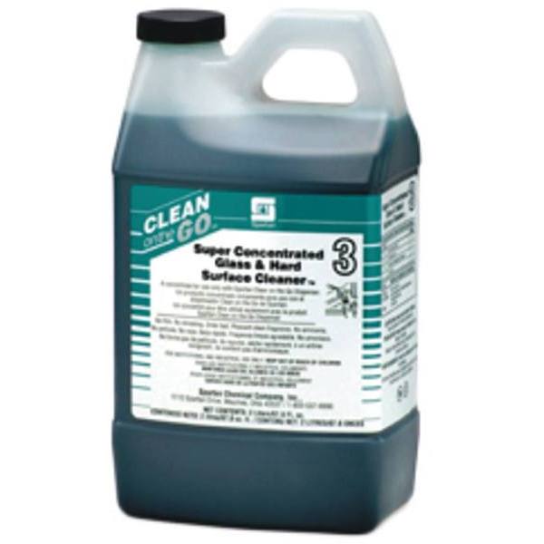 Spartan Clean on the Go, Super Concentrated Glass & Hard Surface Cleaner 3, Fresh Scent, 2l, Case Of 4
