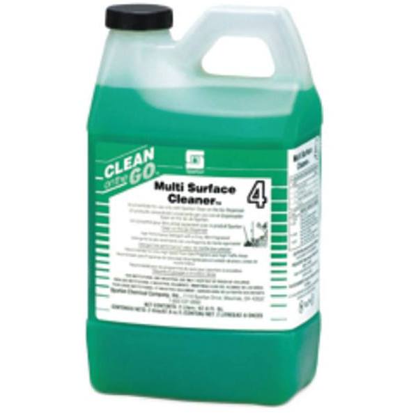 Spartan Clean on the Go, Multi Surface Cleaner 4, Mint Scent, 2l, Case Of 4