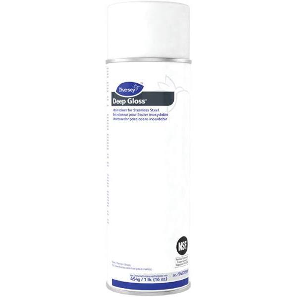 Diversey 16 Oz Aerosol Stainless Steel Maintainer/Cleaner Case Of 12