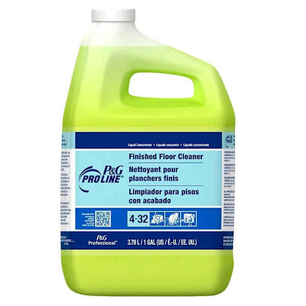 P&G PRO Proline #32 Finished Floor Cleaner, Closed Loop, 1 Gallon, Case Of 4