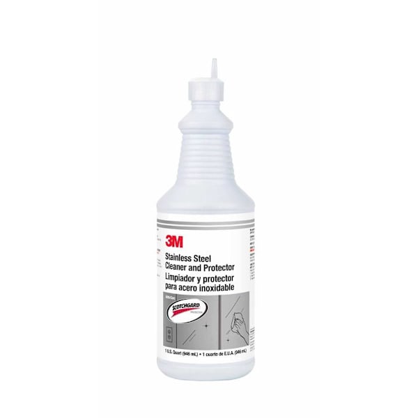 3m 1 Qt. Stainless Steel Cleaner And Protector With Scotchgard Case Of 6