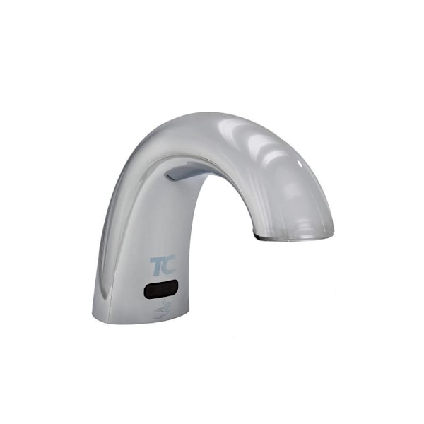 Rubbermaid Commercial Oneshot Touch-Free Dispenser For Foam Hand Soap, Plastic/Polished Chrome, 4-Case
