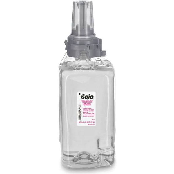 Gojo Antibacterial Foam Handwash, Plum Fragrance, 1250 mL Soap Refill For Gojo Adx-12 Touch-Free Dispenser Case Of 3