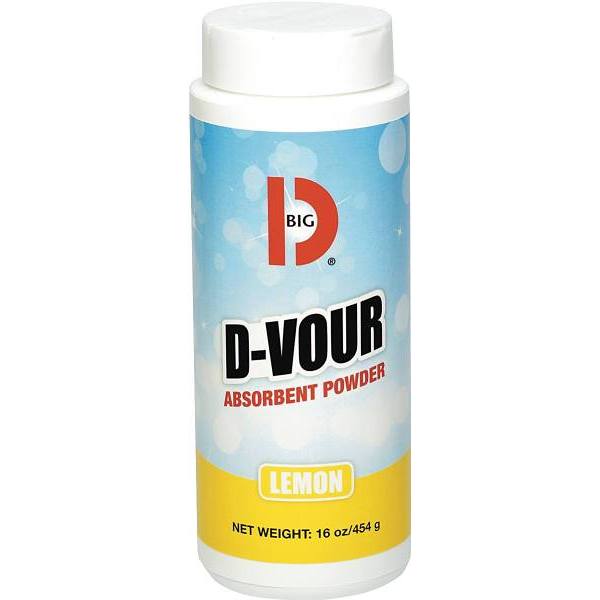 Big D D-Vour 16 Oz Lemon Absorbent Powder, Case Of 6
