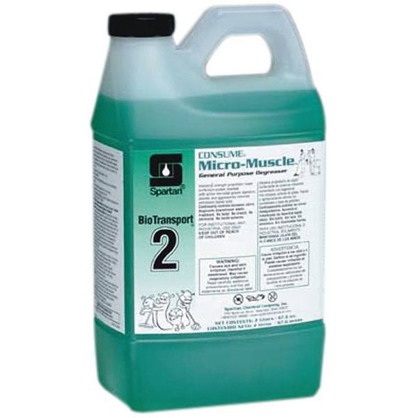 Spartan BioTransport 2 Consume Micro-Muscle, Industrial Degreaser, 2l, Case Of 4