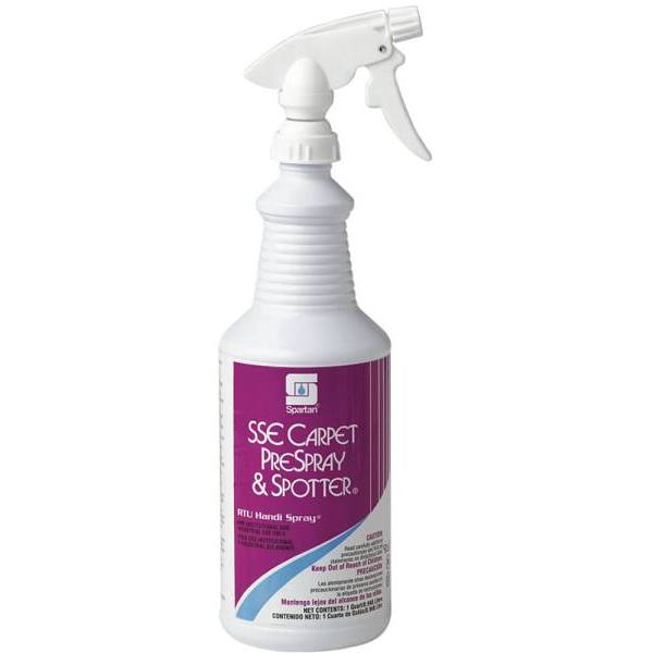 Spartan SSE Carpet Prespray & Spotter, Citrus Scent, 1 Qt, Case Of 12