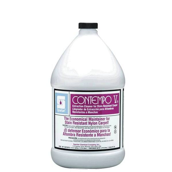 Contempo V Carpet Extraction Cleaner, Floral Scent, 1 Gal, Case Of 4