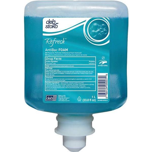 Deb 1 L Refresh Antibac Foam Cartridge Case Of 6