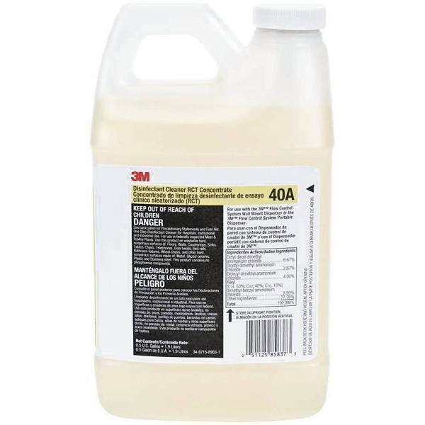3m 0.5 Gal Flw Control System Disinfectant Cleaner Rct 40a Concentrate Case Of 4
