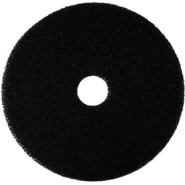 Renown Stripping Floor Pad, 13", Black,Case Of 5