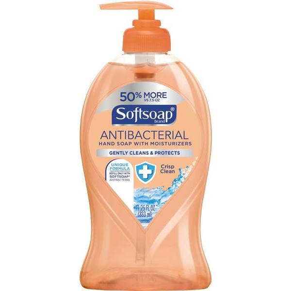 Softsoap 11.25 Oz Crisp Clean Antibacterial Hand Soap Case Of 6