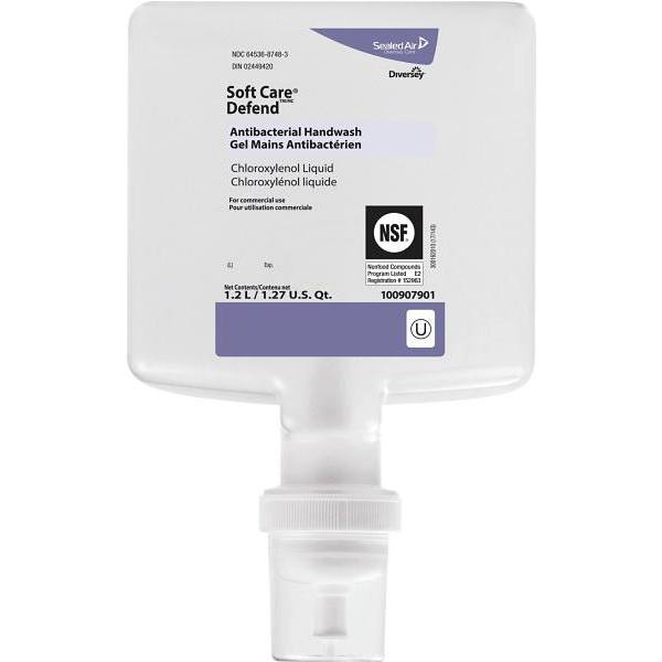 Soft Care 1.2 L Defend Antibacterial Liquid Hand Wash Case Of 6