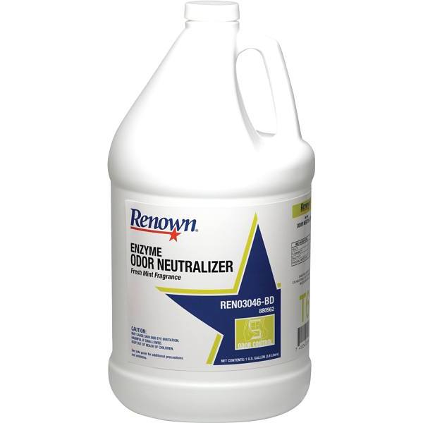 Renown Fresh Mint Enzyme Odor Neutralizers Case Of 4