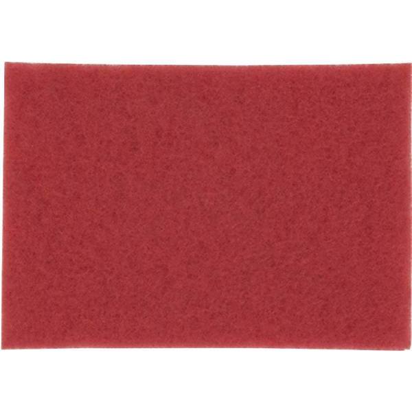 3M 20" X 14" Red Floor Buffer Pad Package Of 10