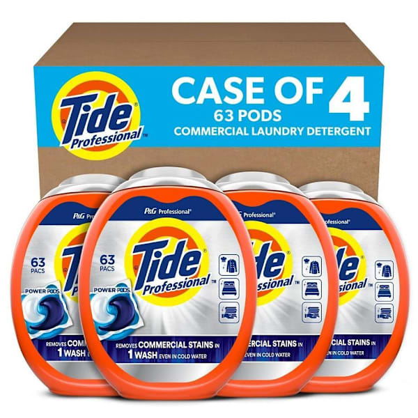 Tide Professional Laundry Detergent Pods, Case Of 4