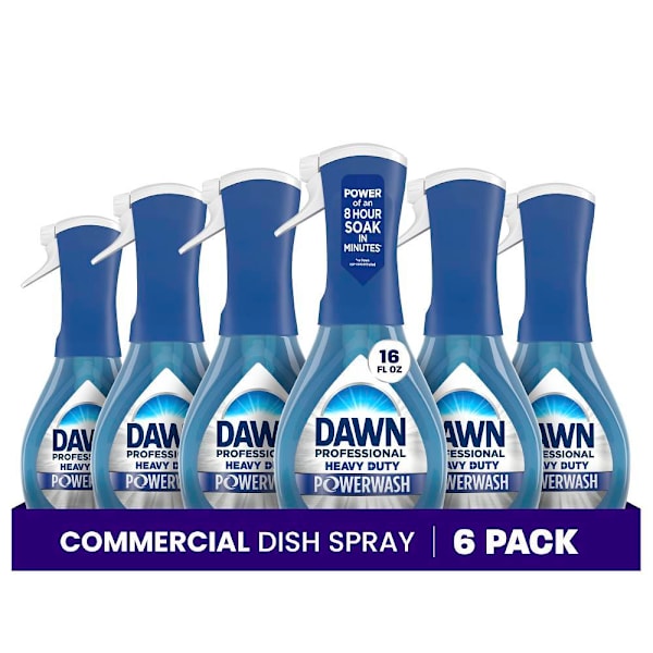 Dawn Professional Powerwash Dish Soap, Fresh Scent, 16 Oz, Case Of 6