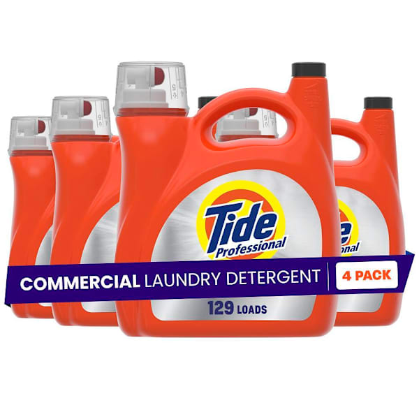 Tide Professional Liquid Laundry Detergent, 170 Oz, Case Of 4