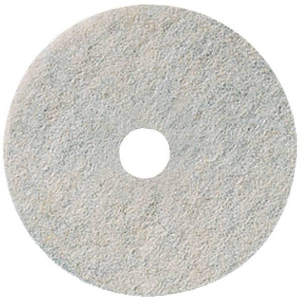 Renown Burnishing Floor Pad, 27", Natural White, Case Of 5