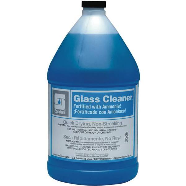 Spartan Glass Cleaner, 1 Gallon, Case Of 4