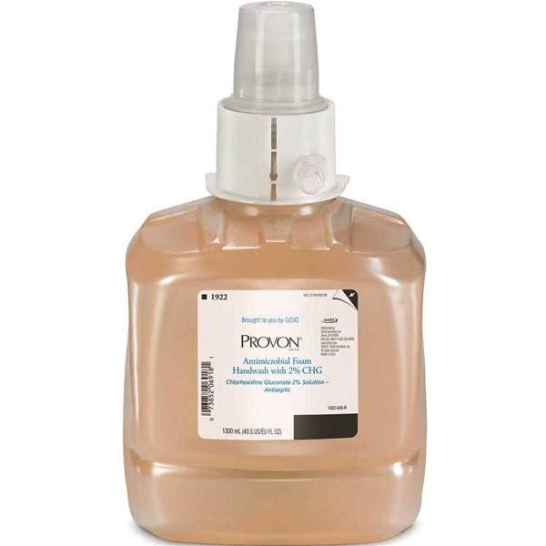 Provon Antimicrobial Foam Handwash 1200 Ml Refill For Ltx-12 Dispenser, Case Of 2