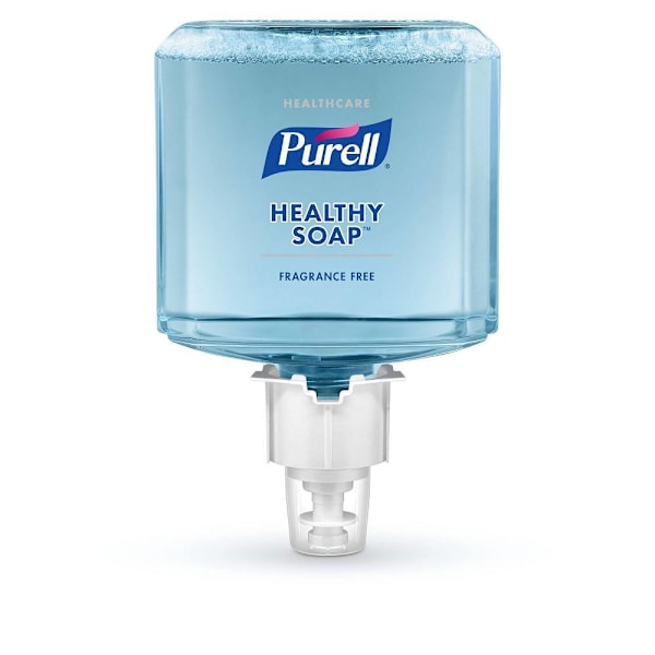 Purell 1200 Ml Hand Soap Refill For Es6 Dispenser, Fragrance Free, Case Of 2