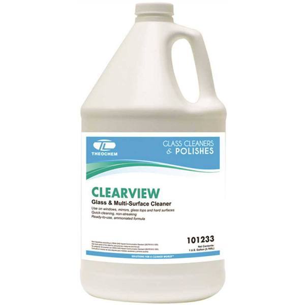 Theochem Laboratories Clearview Window And Glass Cleaner 1 Gal