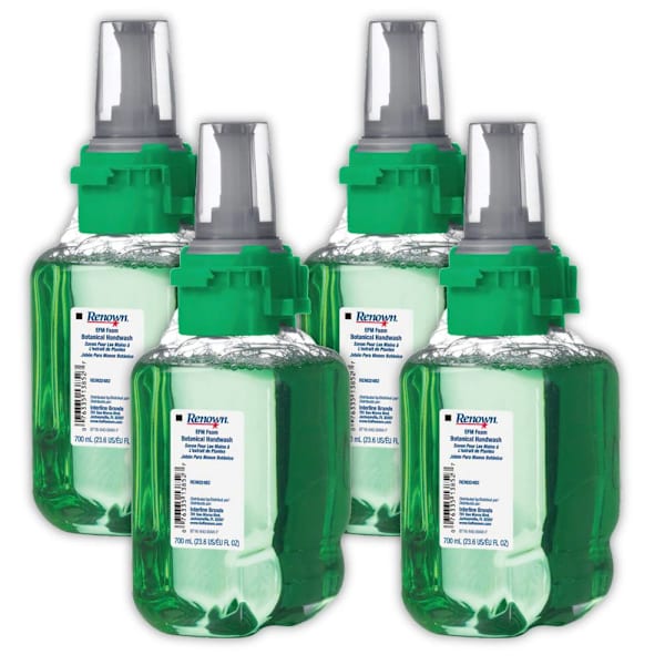 Renown Efm 700 mL Botanical Scent Foam Hand Soap Refill For Renown Adx-7 Dispensers, Case Of 4