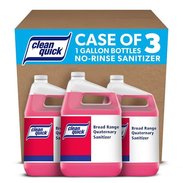 P&G PRO Clean Quick Broad Range Quaternary Sanitizer, 1 Gal, Case Of 3