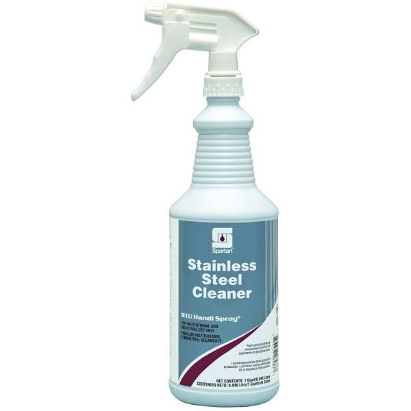 Spartan Stainless Steel Cleaner, Pleasant Scent, 1 Qt, Case of 12