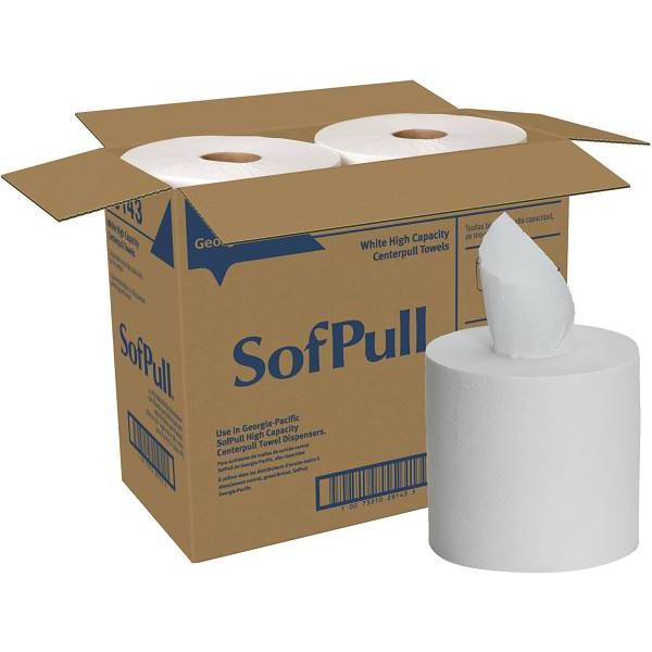 SofPull High-Capacity Center Pull Premium Paper Towels Case Of 4