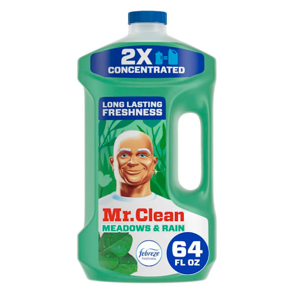Mr. Clean 64 Oz. 2x Concentrated Febreze Meadows & Rain Scent Multi-Purpose Cleaner (Case Of 4)