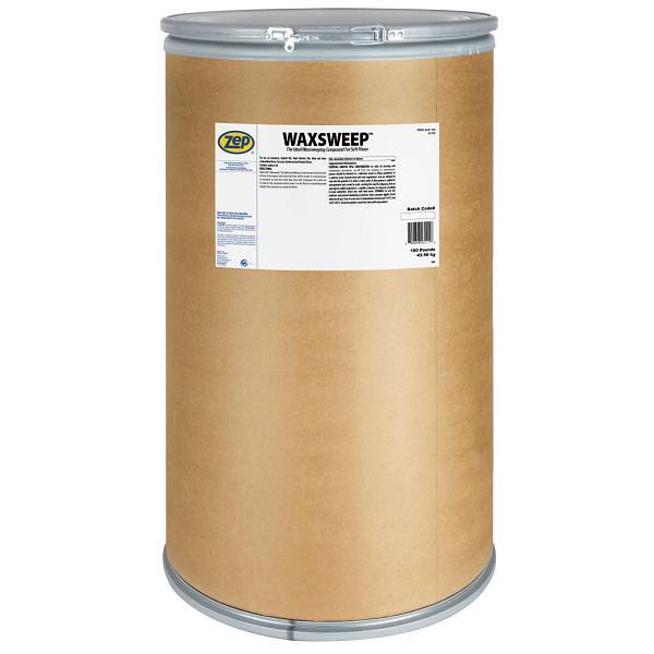 Zep Waxsweep Sweeping Compound, Wax-Based, No-Grit , 100 Lb Drum
