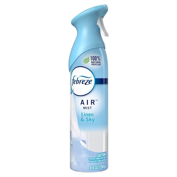 Febreze Air Freshener Spray, Linen Sky Scent, 8.8 Oz, Case Of 6