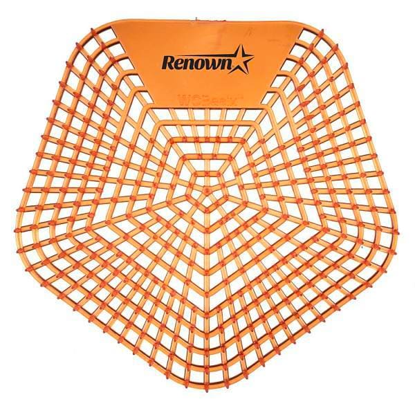 Renown Wcbasix 30-Day Anti-Splash Urinal Screen, Mango Scent, Case Of 10
