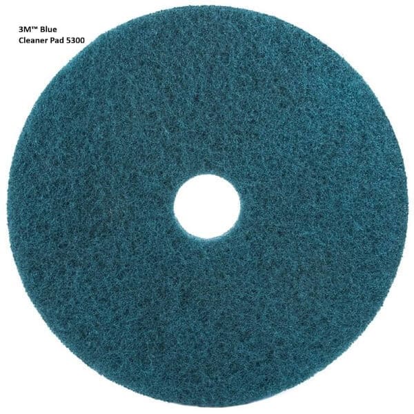 3M 5300 Pad, Blue Clear, 20", 7910-01-513-2681