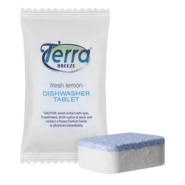 Terra Breeze Dishwasher Tablets Maximum Cleaning Power Case Of 200