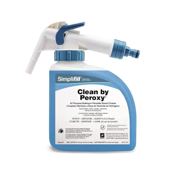 Spartan Simplifill Clean By Peroxy, 2L, Case Of 2