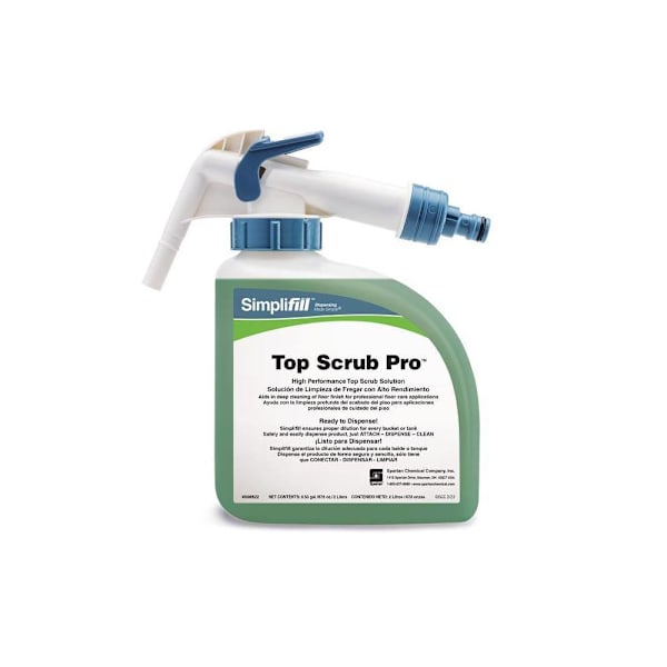 Spartan Simplifill Top Scrub, Pleasant Scent, 2l, Case Of 2