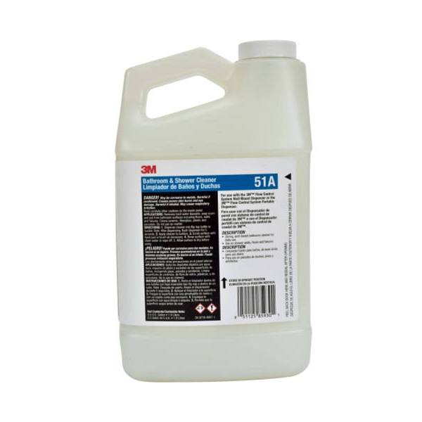 3m™ Bathroom Shower Cleaner Concentrate 51a, 0.5 Gallon, 4/Case