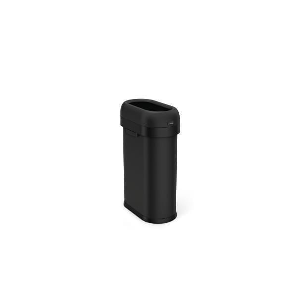 Simplehuman 50l 16 Gal. Slim Open Top Can Matte Black
