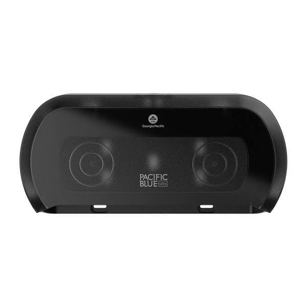 Pacific Blue Ultra 2-Roll Coreless High-Capacity Toilet Paper Dispenser Smoke