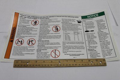 Genie Part # 35574GT – Warning Decal