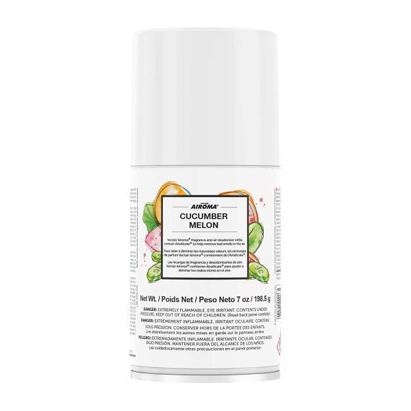 Vectair Airoma Air Freshener Refill 3000, Cucumber Melon, Case Of 12