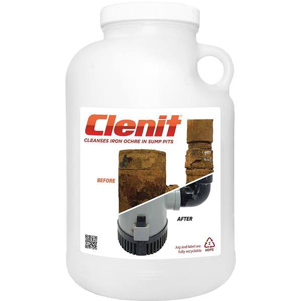 Pro Series Pumps Clenit™ Cleans Iron Ochre Sludge Dirt Sump Pumps-Pits Case Of 2